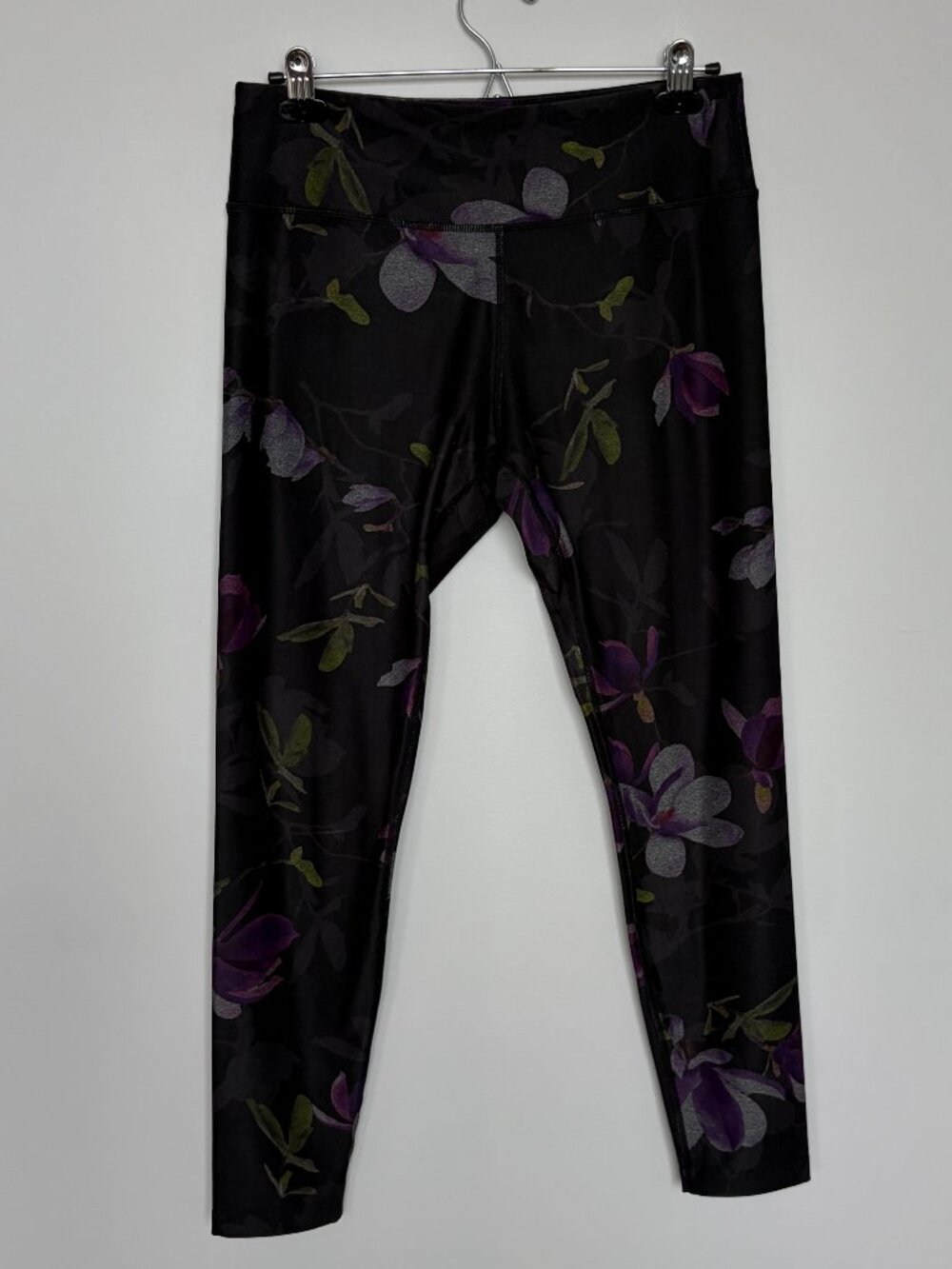 Mondetta Black/Purple Botanical Printed Leggings M